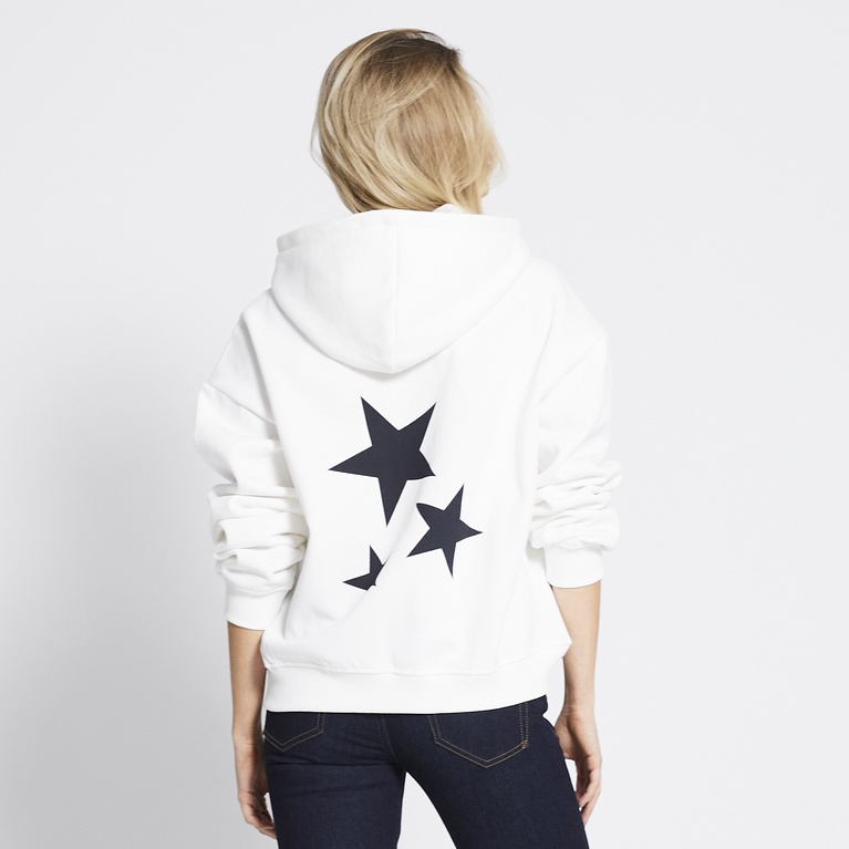 Printed heavy hoodie "Hilma Printed"